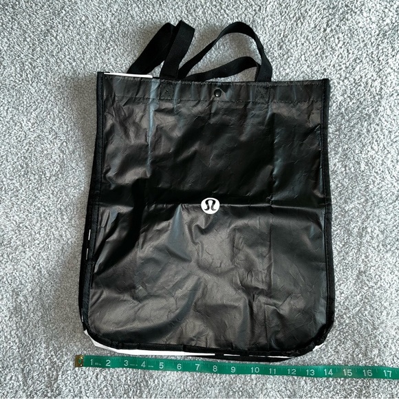 Lululemon Athletica Black Tote Sleek Minimalist Design - Picture 1 of 4